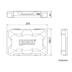 BOÎTE À ACCESSOIRES RAPALA TACKLE TRAY 276 OPEN FOAM -Savage Gear Soldes boite a accessoires rapala tackle tray 276 open foam z 2666 266620 3