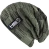 BONNET HOMME HOT SPOT DESIGN BEANIE HSD WITH FUR - VERT