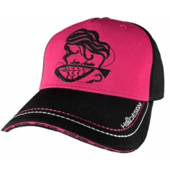 CASQUETTE FEMME HOT SPOT DESIGN CAP LADY ANGLER - NOIR/ROSE