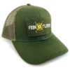 CASQUETTE HOMME À SCRATCH FISHXPLORER TRUCKER - VERT