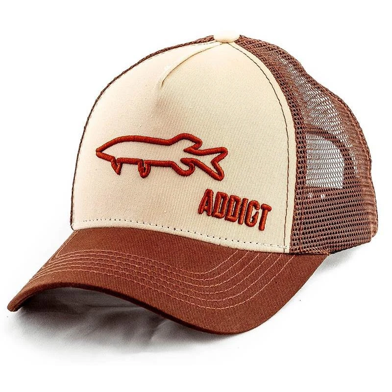 CASQUETTE HOMME FISHXPLORER ADDICT BROCHET - MARRON 3 CASQUETTE HOMME FISHXPLORER ADDICT BROCHET - MARRON