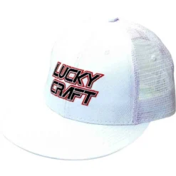 CASQUETTE HOMME LUCKY CRAFT FLAT VISOR CAP - BLANC
