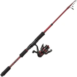 ENSEMBLE SPINNING TÉLESCOPIQUE MITCHELL TANAGER RED SPINNING COMBO