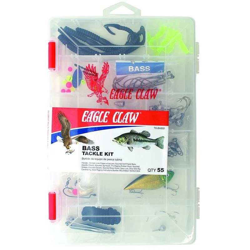 KIT MONTAGE EAGLE CLAW BLACK BASS 3 KIT MONTAGE EAGLE CLAW BLACK BASS