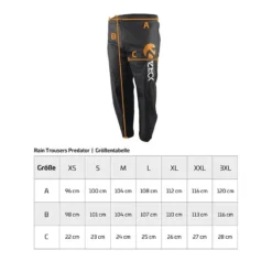 PANTALON HOMME ZECK RAIN TROUSERS PREDATOR - NOIR -Savage Gear Soldes pantalon homme zeck rain trousers predator noir z 2709 270989 4