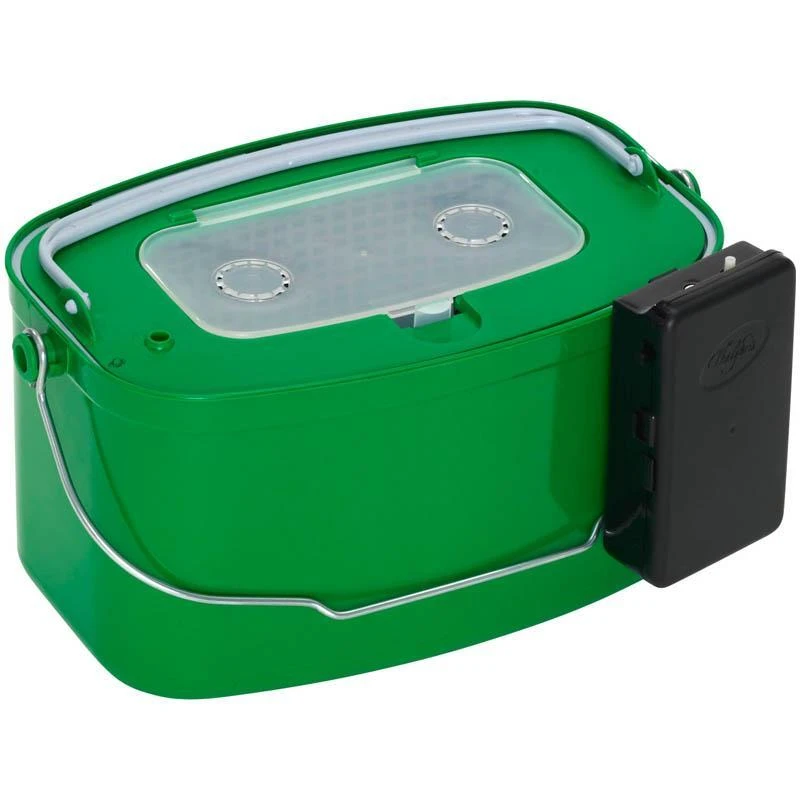 SEAU A VIFS PLASTILYS 7L NEO VERT BRILLANT + PANIER VIVIER + AERATEUR INTEGRE 3 SEAU A VIFS PLASTILYS 7L NEO VERT BRILLANT + PANIER VIVIER + AERATEUR INTEGRE