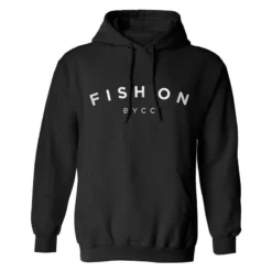 SWEAT HOMME CYRIL CHAUQUET FISH ON BYCC - NOIR