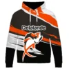 SWEAT HOMME DELALANDE HOODIE SOFT - NOIR/ORANGE -Savage Gear Soldes sweat homme delalande hoodie soft noir orange z 2416 241636