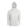 Grundens SWEAT HOMME GRUNDÉNS SOLSTRALE PRO HOODY - BLANC -Savage Gear Soldes sweat homme grundens solstrale pro hoody blanc z 2682 268235