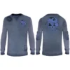 SWEAT HOMME HOT SPOT DESIGN CRANK FOREVER - BLEU