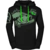 SWEAT HOMME HOT SPOT DESIGN FISHING MANIA BASS - NOIR