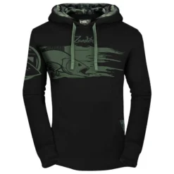 SWEAT HOMME HOT SPOT DESIGN HOODIE ZANDER - NOIR