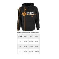 SWEAT HOMME ZECK BIG BOY PREDATOR HOODIE - NOIR -Savage Gear Soldes sweat homme zeck big boy predator hoodie noir z 2709 270993 4