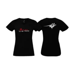 TEE SHIRT MANCHES COURTES FEMME ULTIMATE FISHING - NOIR