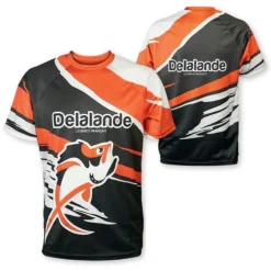 TEE SHIRT MANCHES COURTES HOMME DELALANDE - ORANGE -Savage Gear Soldes tee shirt manches courtes homme delalande orange z 367 36716 2