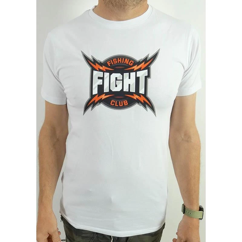 TEE SHIRT MANCHES COURTES HOMME FC FIGHT - BLANC 3 TEE SHIRT MANCHES COURTES HOMME FC FIGHT - BLANC