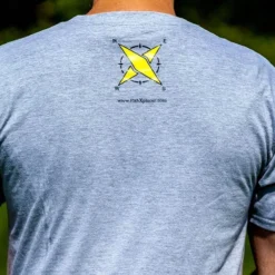 TEE SHIRT MANCHES COURTES HOMME FISHXPLORER FISHTIQUE - GRIS -Savage Gear Soldes tee shirt manches courtes homme fishxplorer fishtique gris z 2449 244912 4