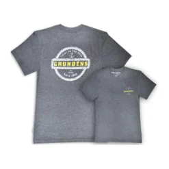 Grundens TEE SHIRT MANCHES COURTES HOMME GRUNDÉNS ROPE KNOT SS T-SHIRT - GRIS