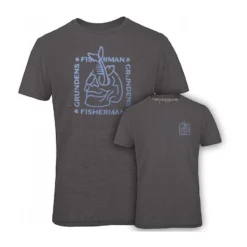 Grundens TEE SHIRT MANCHES COURTES HOMME GRUNDÉNS SOCKET SS T-SHIRT - GRIS