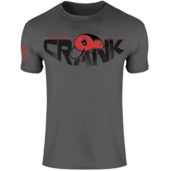 TEE SHIRT MANCHES COURTES HOMME HOT SPOT DESIGN CRANK - GRIS
