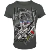 TEE SHIRT MANCHES COURTES HOMME HOT SPOT DESIGN HOTSPOT - GRIS -Savage Gear Soldes tee shirt manches courtes homme hot spot design hotspot gris z 1070 107066
