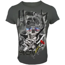 TEE SHIRT MANCHES COURTES HOMME HOT SPOT DESIGN HOTSPOT - GRIS