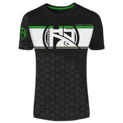 TEE SHIRT MANCHES COURTES HOMME HOT SPOT DESIGN LINEAR BASS - NOIR