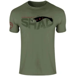 TEE SHIRT MANCHES COURTES HOMME HOT SPOT DESIGN SHAD - OLIVE