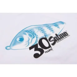 TEE SHIRT MANCHES COURTES HOMME SALMO 30TH ANNIVERSARY TEE - BLANC -Savage Gear Soldes tee shirt manches courtes homme salmo 30th anniversary blanc z 2325 232568 3