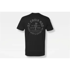 St. Croix TEE SHIRT MANCHES COURTES HOMME ST CROIX DIVE TEE - NOIR -Savage Gear Soldes tee shirt manches courtes homme st croix dive noir z 2459 245903 2