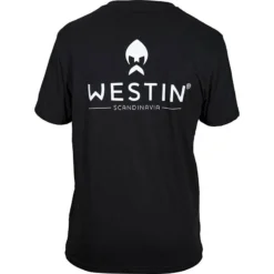 TEE SHIRT MANCHES COURTES HOMME WESTIN VERTICAL T-SHIRT - NOIR -Savage Gear Soldes tee shirt manches courtes homme westin vertical noir z 2601 260157 2