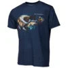 TEE SHIRT MANCHES COURTES SAVAGE GEAR CANNIBAL - BLEU