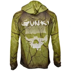TEE SHIRT MANCHES LONGUES HOMME GUNKI TEAM UPF30 - VERT -Savage Gear Soldes tee shirt manches longues homme gunki team upf30 vert z 2437 243787 2