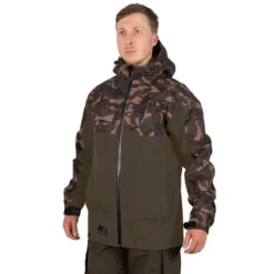 VESTE HOMME FOX AQUOS TRI LAYER STD JACKET - CAMO/KAKI