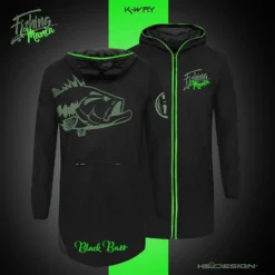 VESTE HOMME HOT SPOT DESIGN K-WAY BASS MANIA - NOIR -Savage Gear Soldes veste homme hot spot design k way bass mania noir z 2365 236566 4