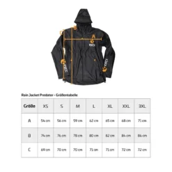 VESTE HOMME ZECK RAIN JACKET PREDATOR - NOIR -Savage Gear Soldes veste homme zeck rain jacket predator noir z 2709 270987 5